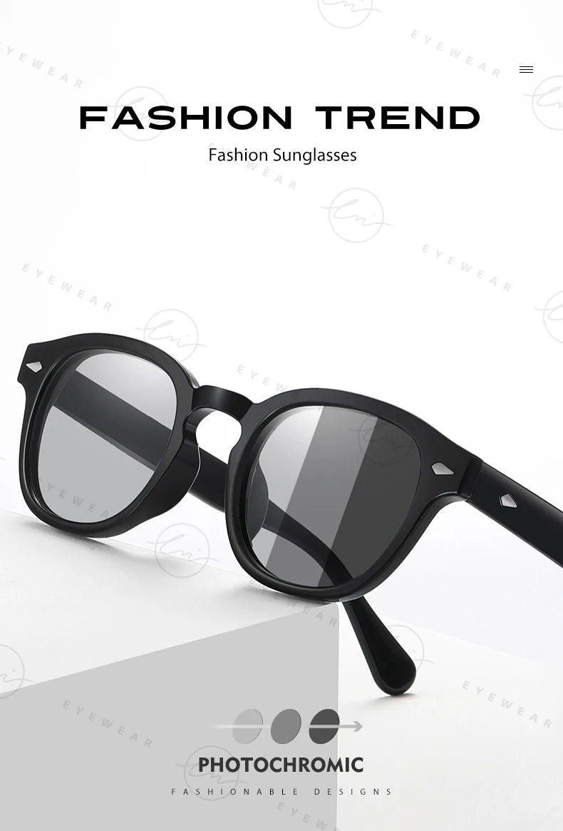 LM NEW Fashion Photochromic Sunglasses Women Men Polarized Blue Eyewear Drivign Outdoor UV Protection Eyewear gafas de sol mujer
