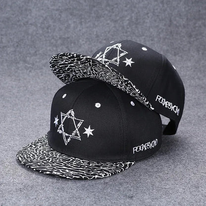 Herren-Baseballkappe mit Buchstabenstickerei, „Tide“, universell kombinierbar, flache Krempe; Damen-Sommer-Hip-Hop-Kappe, Outdoor-Sonnenkappe, verstellbare Schirmkappe