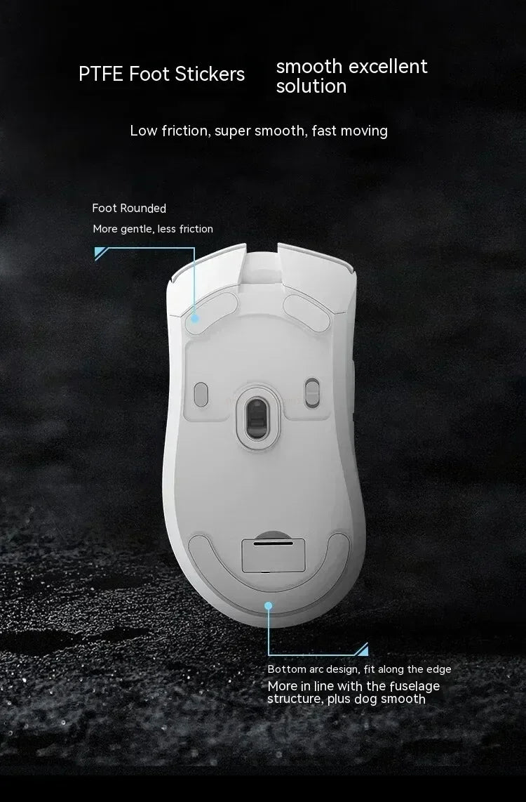 Bezdrôtová myš Metaphyuni Metapanda P1 Pro Max Paw3395L s nízkou latenciou, ľahká e-športová herná myš, ergonomická myš pre PC hráčov, darček
