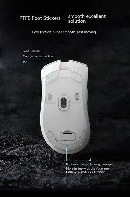 Bezdrôtová myš Metaphyuni Metapanda P1 Pro Max Paw3395L s nízkou latenciou, ľahká e-športová herná myš, ergonomická myš pre PC hráčov, darček