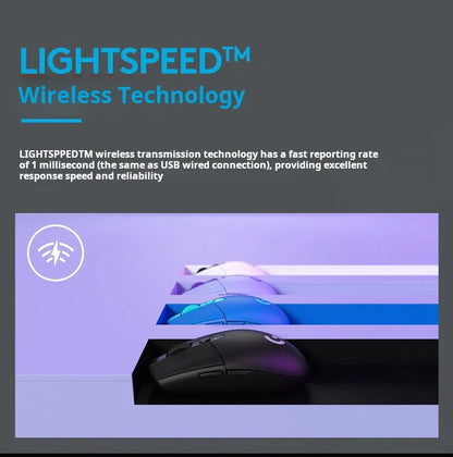 Mouse gaming wireless Logitech G304 LIGHTSPEED, mouse leggero e portatile con macro per Jedi Survival, FPS, League of Heroes ed Eat Chicken