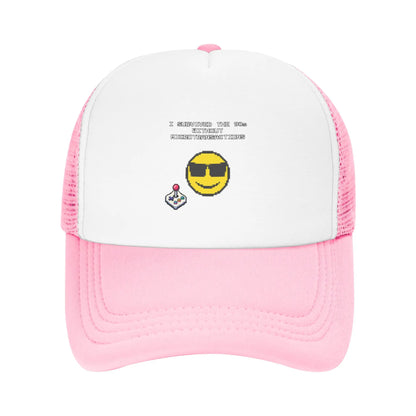 Fashion I Survived The 90s Without Microtransactions Funny Gaming Meme  Mesh baseball cap  Gorra Brand Cap