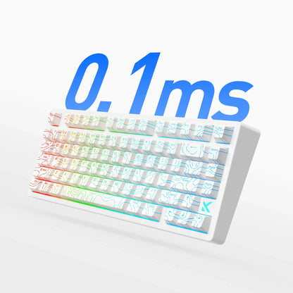 MCHOSE Jet 75 Magnetic Switch Gaming-Tastatur Hall Effect Hot-Swappable Angepasstes RGB Snap Tap 0.1ms Latenz 8kHz Abfragerate