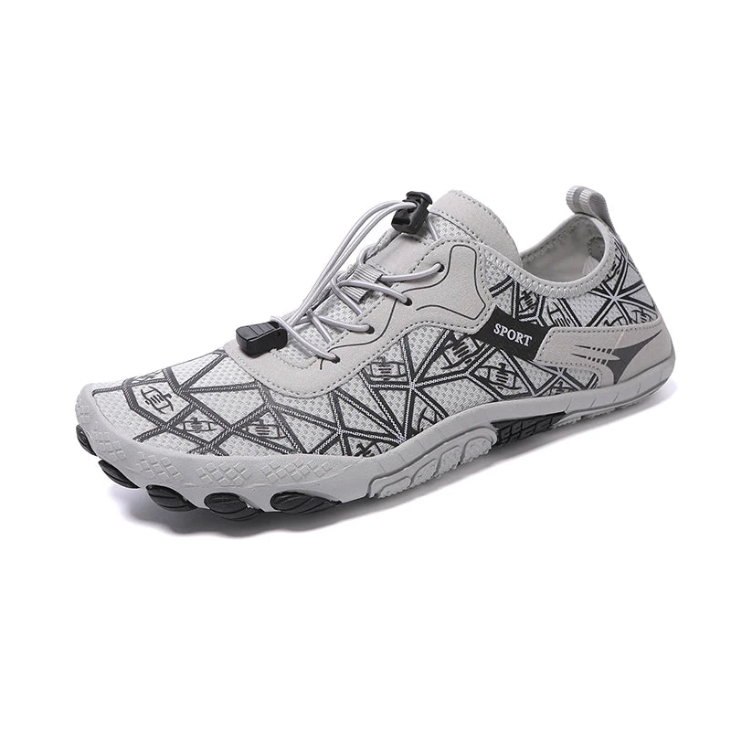 Barefoot shoes, quick-drying non-slip outdoor men's lightweight wading shoes, suitable for beaches, hiking, fitness, sports shoes size 36-4