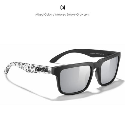 KDEAM Large Size Square Men's Sunglasses Polarized Photochromic Oversized Sun Glasses Fashion Women Shades Upgraded Edition