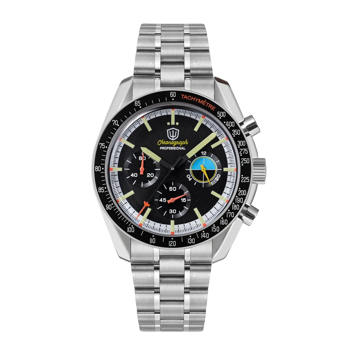 Watchdives New Wd1863 Quarz-Herrenuhr VK63 Chronograph Bubble-Saphirglas Wasserdicht 39Mm Stahl Top-Marke Luxus-Business-Uhr
