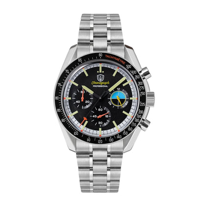 Watchdives New Wd1863 Quarz-Herrenuhr VK63 Chronograph Bubble-Saphirglas Wasserdicht 39Mm Stahl Top-Marke Luxus-Business-Uhr