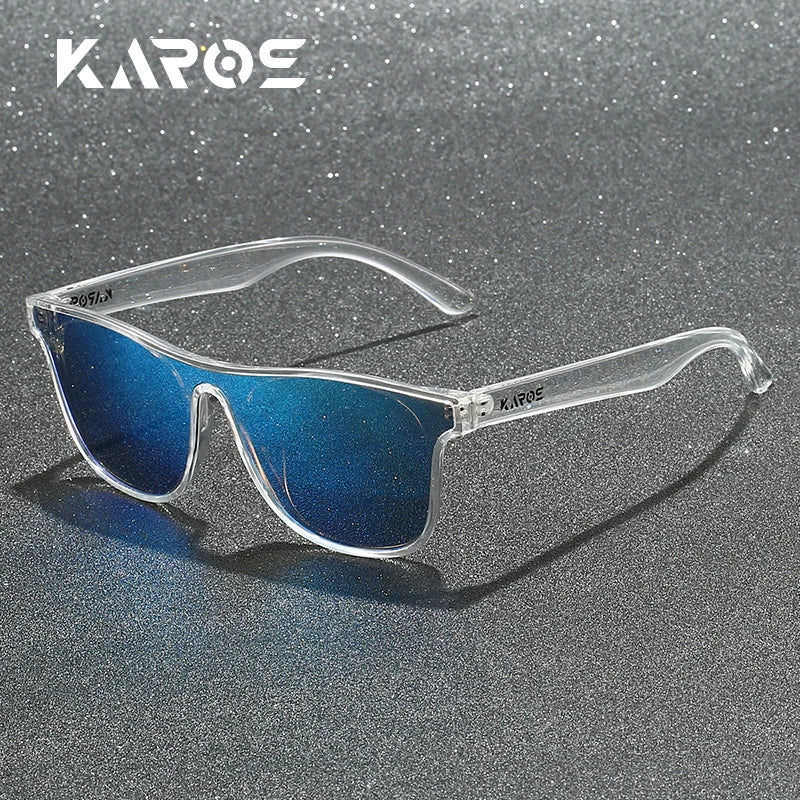 KAROS Polarized Sunglasses For Men Women Square Oversized Anti Glare Driving Eyewear Mirror Sun Glasses Women UV400 Goggles YZ20