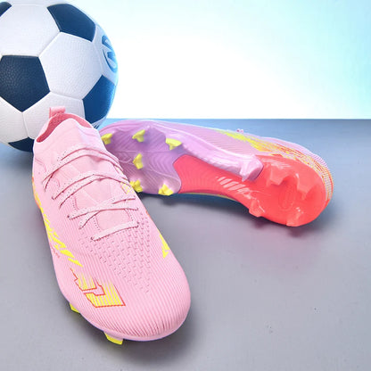 Nouvelles chaussures de football professionnelles pour hommes, chaussures de football antidérapantes, unisexes, respirantes, chaussures de futsal, nouvelles chaussures à crampons, livraison directe, ultralégères