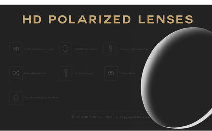 VEITHDIA Polarized UV400 Sunglasses Fashion Photochromic Gradient Mirror Lens Sports Driving Eyeglasses for Men And Women X7919