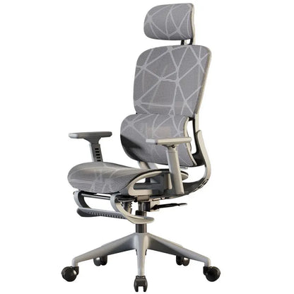 Chaise de bureau ergonomique confortable pour la maison, chaise de travail assise longue durée, chaise de bureau pour l'étude et l'e-sport