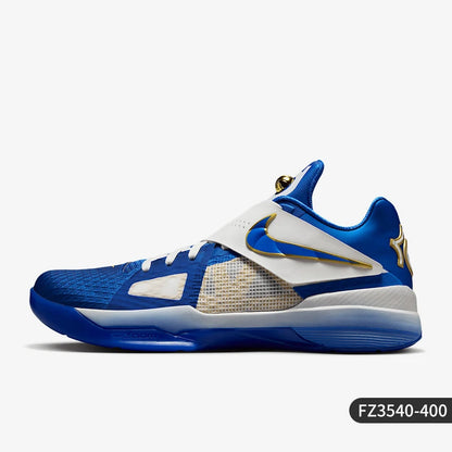 Nike genuine ZOOM KD 4 men's low top cushioned fashionable sports shoes FZ3540-400
