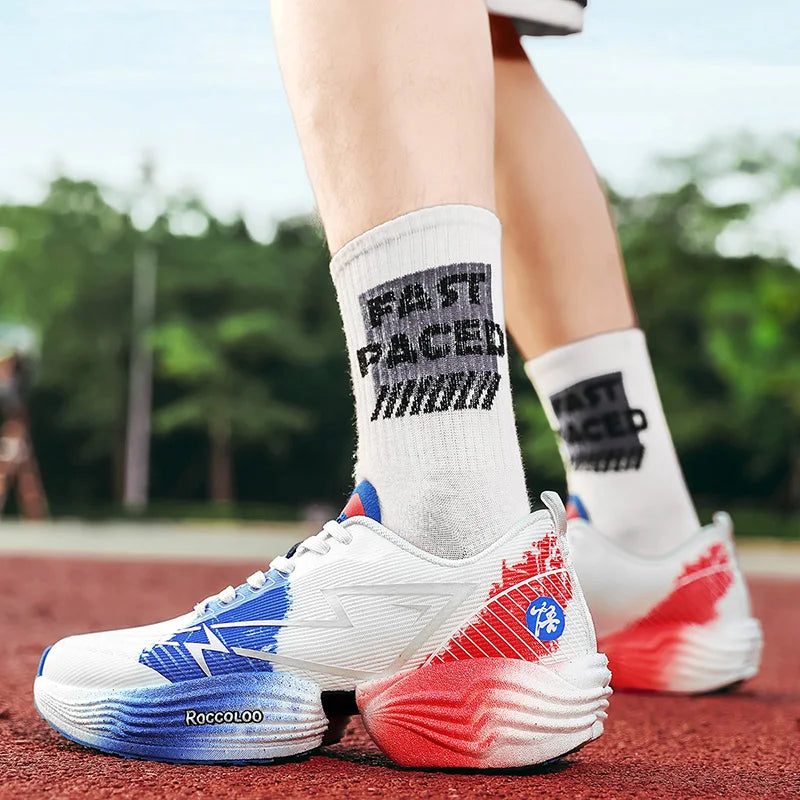 Zapatillas deportivas de alto rebote para pareja, profesionales para maratón, cómodas para jogging, con amortiguación, antideslizantes y para carreras