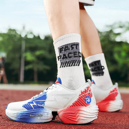 Zapatillas deportivas de alto rebote para pareja, profesionales para maratón, cómodas para jogging, con amortiguación, antideslizantes y para carreras