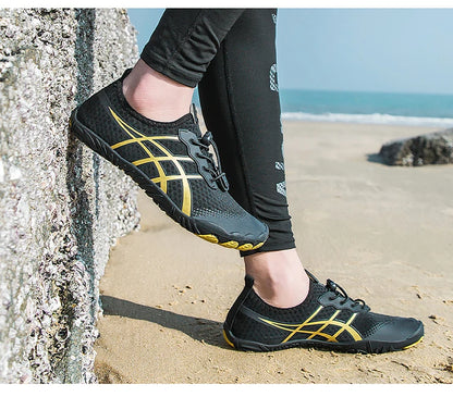 „Aqua Shoes“ vyriški vandens batai, basų kojų paplūdimio batai, unisex greitai džiūstantys lauko batai su vata, sporto salės treniruočių avalynė, sportiniai bateliai, dydžiai 35–46