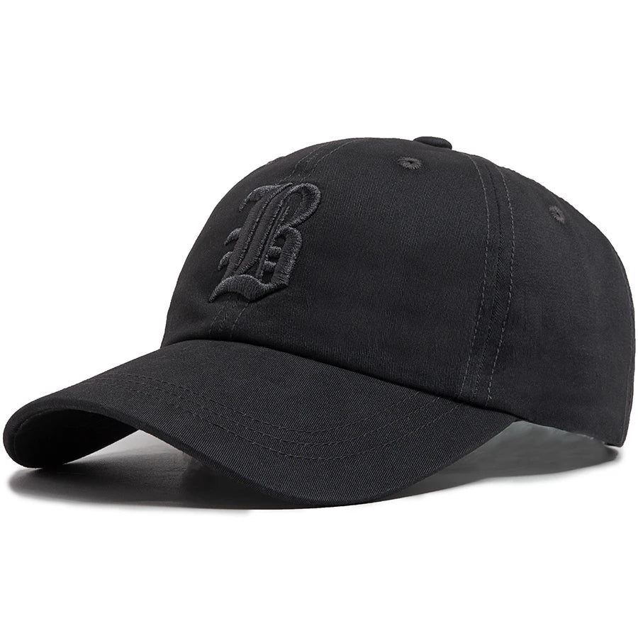 Summer Fashion Men's Baseball Cap Letter Embroidered Cotton Trucker Hat Casual Outdoor Soft Top Visor Cap Women Baseball Caps