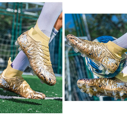 New Men's Professional Soccer Shoes Non-slip Football Boots Unisex Breathable Futsal Sports New Cleats Drop Shipping Ultralight