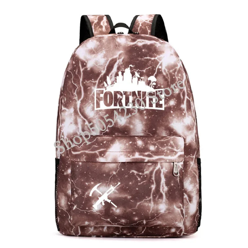 Fortnite Children's Backpack Large Capacity Bolsa Escolar High Quality Waterproof Men Women Victory Game Stationary Kid Rucksack
