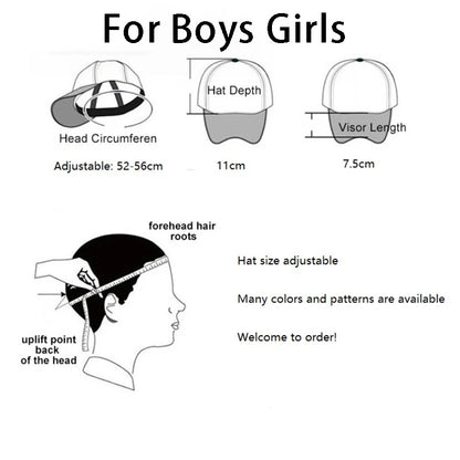 Summer Black Baseball Caps for Adult Cartoon Letters Sonics Boys Girls Outdoor Sports Breathable Mesh Hat Cute Anime Sunbonnet