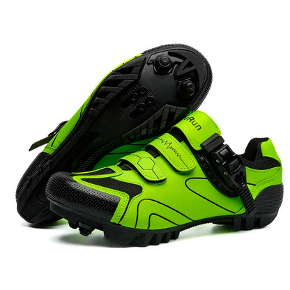 Spring 2025 MTB Cycling Shoes with Clamps for Men, Carbon Sports Shoes, Speed, Mountain Running, Mountain Bike Shoes