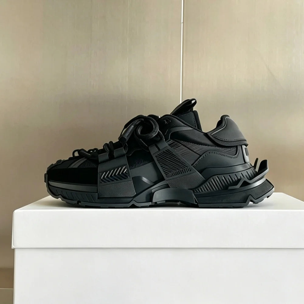 2026 Fashion Women Sneakers Size 35-46 High Quality Platform Sneakers Men Casual Shoes Sports Running Shoes Lace-Up Patchwork
