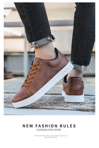 2026 Men's Shoes, New Style Four Seasons Fashionable Versatile Soft Sole White Casual Shoes, Breathable Summer Men’s Sneakers