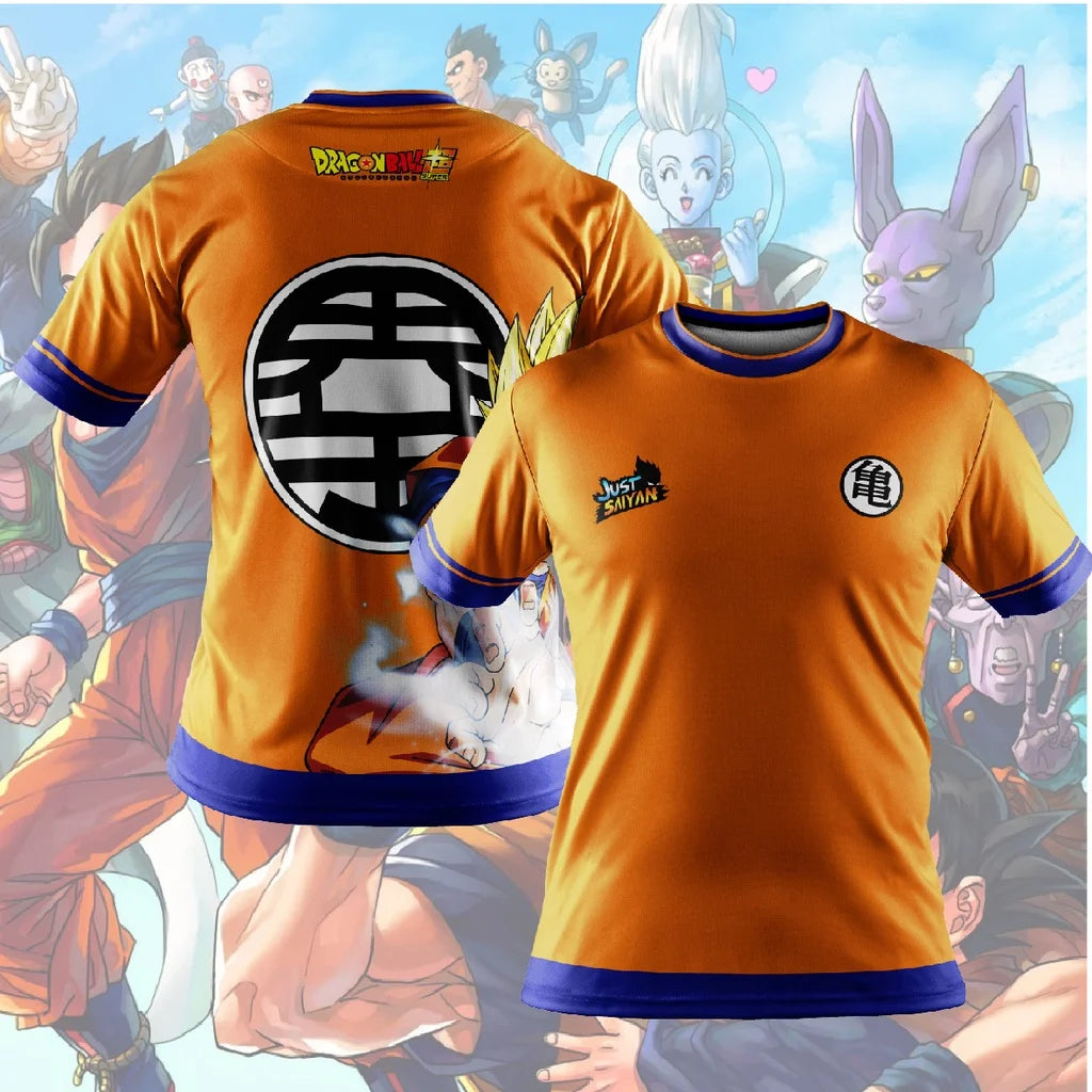 Camisetas para hombre Dragon Ball Z, camiseta para niños, ropa infantil de verano, manga corta, camiseta con dibujo animado para niños, tops, camiseta para bebé niño