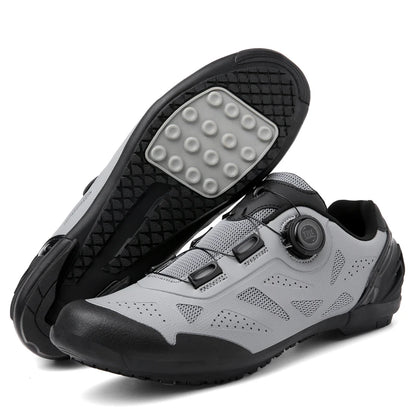 2026 New Men's Non - Slip Breathable Lock - Type Mountain Bike Cycling Shoes Durable Adjustable Outdoor Sports Footwear