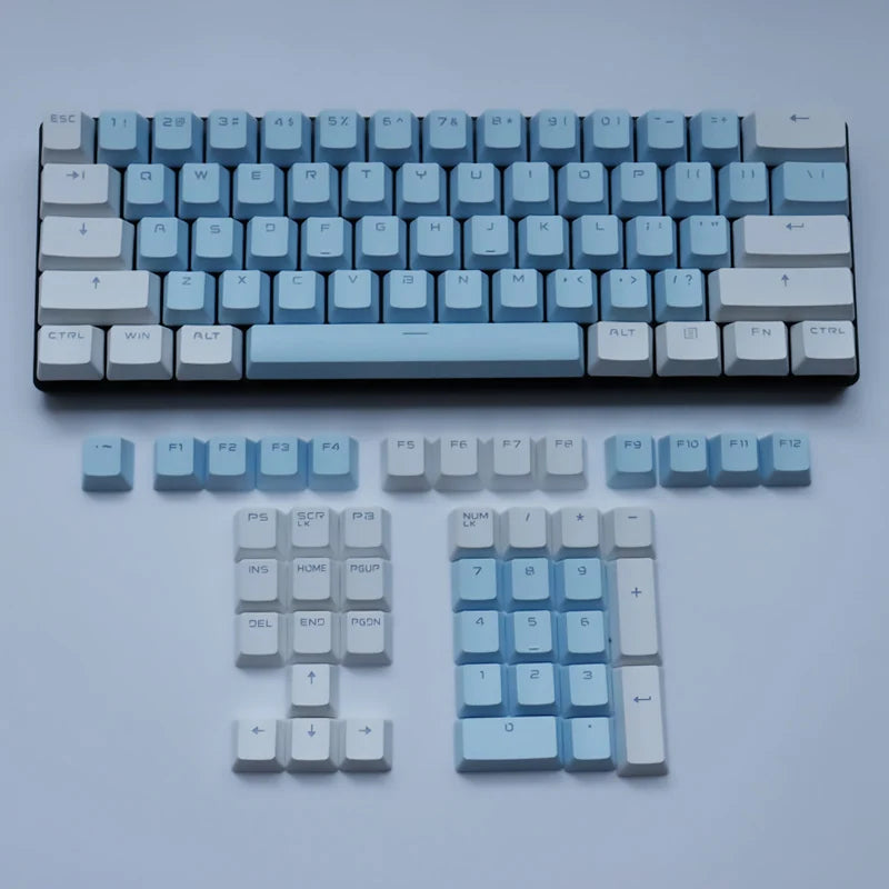 106 Keys Grey Red Keycaps PBT Specials Keycap Backlit Two-Color Key Caps For MX Switch 61/87/104 Mechanical Keyboard