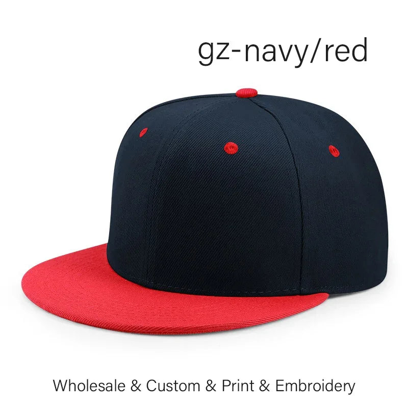 SLECKTON Custom Logo Hats High-quality Hiphop Snapback Caps Letter Embroidery Brand Design Trucker Cap Wholesale Hat Adult