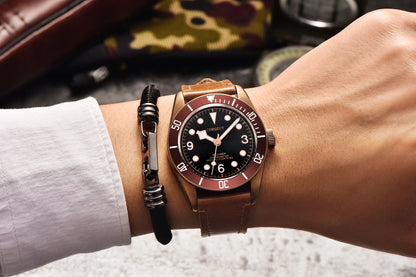 Luxury Japan Corgeut 41mm Automatic Men's Watch PVD Case Sapphire Military Male 10BAR wim Watches Luminous Mechanical Wristwatches