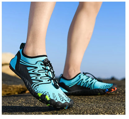Unisex Wading Shoes Quick-Dry Aqua Shoes Drainage Water Shoes Beach Sports Swim Sandals Yoga Barefoot Diving Surfing Sneakers