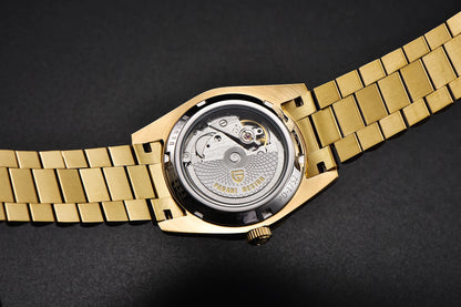 PAGANI DESIGN Men's Watches Green Luxury Automatic Watch For Men ST16 Mechanical Wristwatch Men For 2025 New Stainless Steel