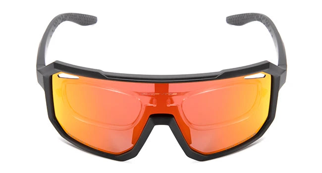 Kapvoe Cycling Glasses Men Cycling Sunglasses MTB UV400 Polarized Built-in Myopia Frame Bicycle Goggles Outdoor Sports Eyewear