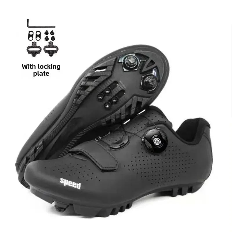 Unisex Road and Mountain Bike Lock Shoes, Outdoor Pedal-Assisted Bicycle Riding Shoes, Cross-Border New Model Sports Entertainment