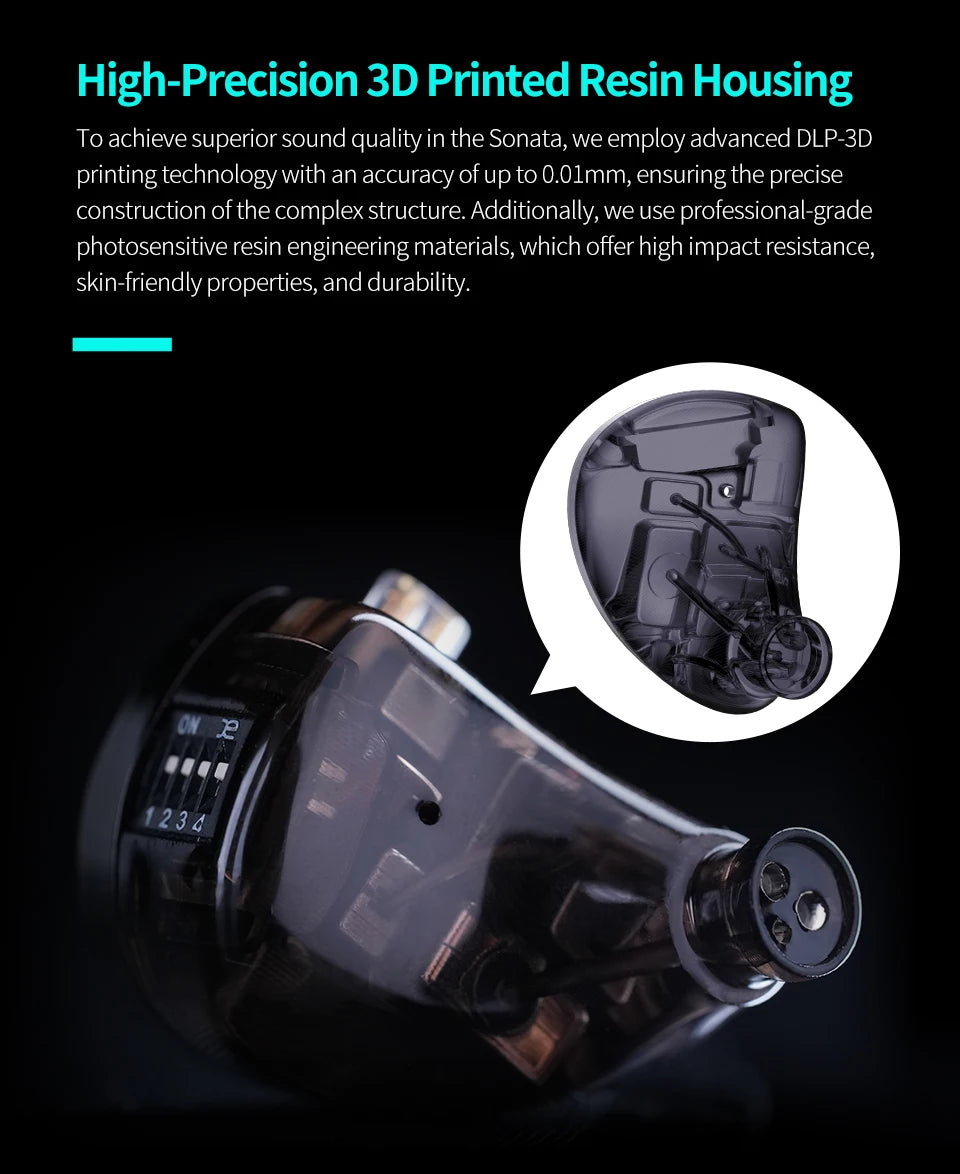 KZ Sonata 28BA Units Upgraded HIFI Headphones On-ear tunable balanced armature unit Wired gaming headphones