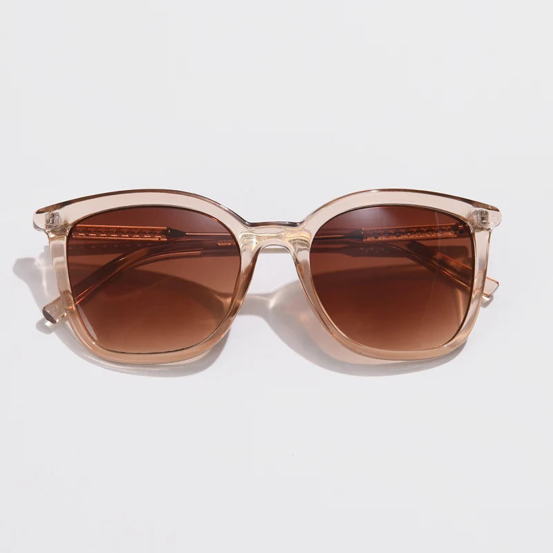6pcs/3pcs Classic Square Sunglasses Women Men Vintage Brand Eyeglasses Alloy Frame Retro Fashion Style Shades Oculos de sol