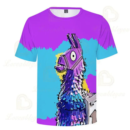 Fortnite Victory Game 3D-T-Shirt für Babys, Harajuku-T-Shirt für Kinder, süße Battle-Royale-Hero-Oberteile für Jungen und Mädchen