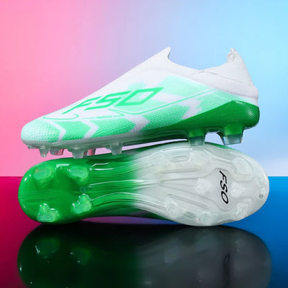 Nouvelles chaussures de football pour hommes, crampons mi-montants de haute qualité, légères, antidérapantes, pour l'extérieur et l'entraînement sur gazon, modèle très vendu