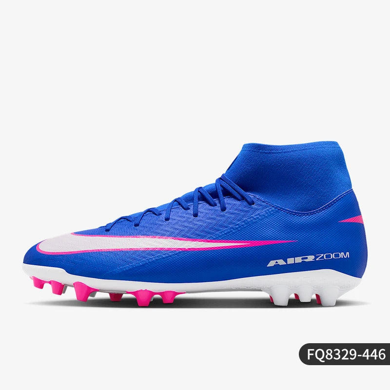 Nike Genuine Spring Men's Mid-Top Lace-Up Wear-Resistant Football Shoes FQ8329-446