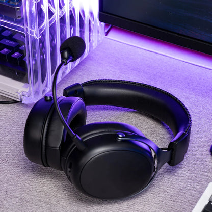 Cuffie gaming AKKO Verge S9 con microfono – Driver da 53mm, Bluetooth wireless quad-mode 5.3, audio surround 7.1, cuffie gaming professionali per FPS