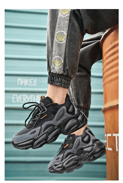 chaussure homme Baskets de luxe pour hommes, chaussures de course respirantes et décontractées, mocassins à la mode