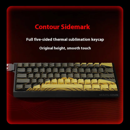 Madcatz Mad60 Mad68 HE 8k mechanische Tastatur mit magnetischen Schaltern, kabelgebunden, 60%/68%, Gaming-Tastaturen, Rapid Trigger, Custom-Tastaturen