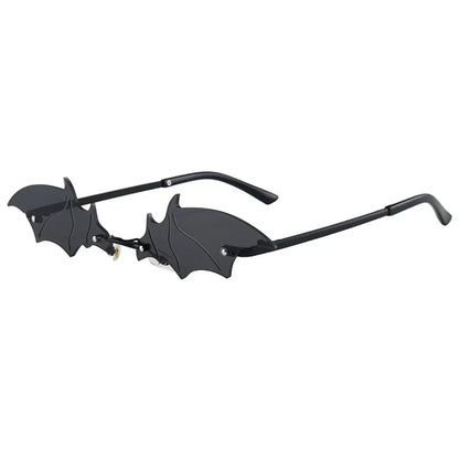 1-36Pcs Bat Sunglasses Black Retro Punk Hip Hop Style Sunglasses for Halloween Everyday Life  Party Fashion role play decoration