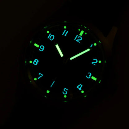 Baltany Dirty Dozen Watch Men's S2019 Military Vintage Wristwatch Small Seconds Hand VD78 Quartz Luminous 100M Waterproof Field Watch