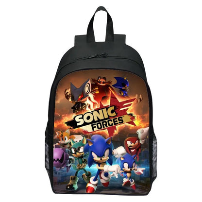 New Cartoon Animation Sonic SONIC Primary and Secondary School Bags Children's Backpacks Anime Cartoon School Bag Mochila