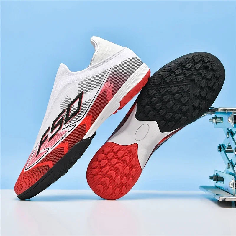 Nouvelles chaussures de football pour hommes, chaussures de football respirantes à haute cheville, ultralégères, antidérapantes, chaussures de sport de haute qualité, pour match en plein air