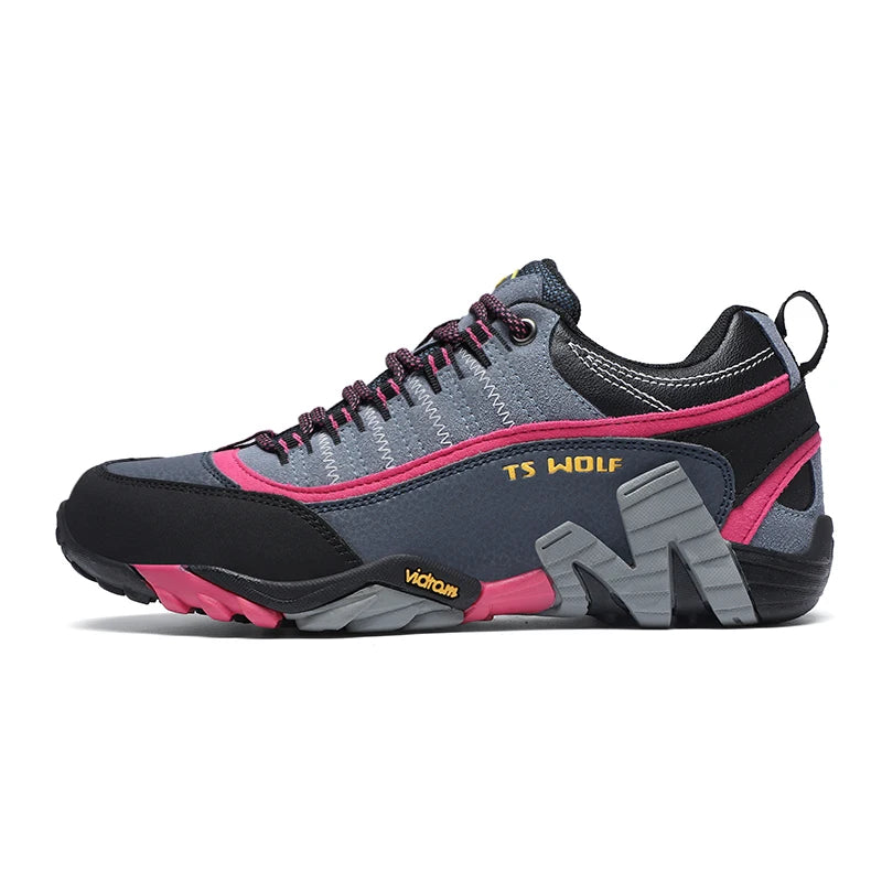Zapatillas de trekking para hombre Outdoor Lover, impermeables, botas de montaña de cuero genuino, calzado táctico para caza en bosque