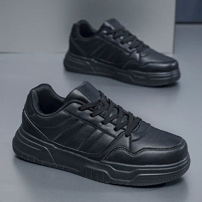 Plus Big Size 50 51 52 Men's Leather Sneakers Casual Sports Shoes Flat Skateboard Shoes Hot Sale for Dropshipping