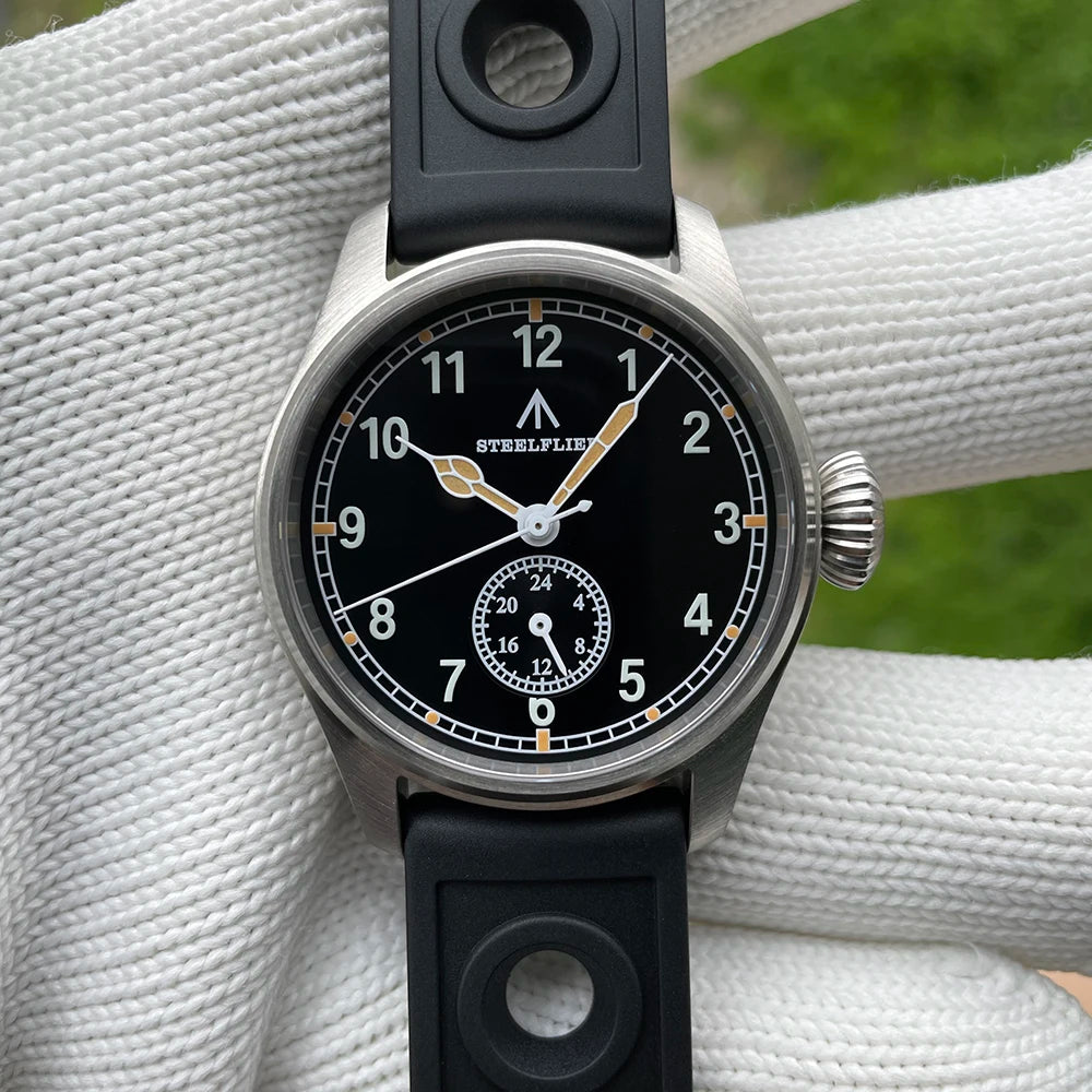 STEELFLIER Official SF746 Luxury Quartz Wristwatch Swiss Luminous VH60 Mute Movement 20Bar Waterproof Multi-Time Zone Watches